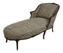 65955: French Louis XV Style Newly Upholstered Cha