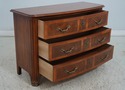 67169: HENREDON French Louis XV 3 Drawer Walnut Dr
