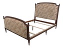 67122: French Louis XV Style Queen Size Upholstere