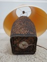 F38695: Large Rattan Decorator Table Lamp w. Shade