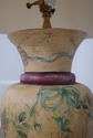 F38690C: Venetian Paint Decorated Urn Shaped Lamp