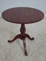 L67228: Pair ETHAN ALLEN Cherry Round End Tables