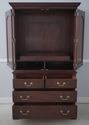 67083: HENKEL HARRIS Model 173 Mahogany TV Cabinet