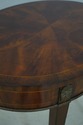 L67199: MAITLAND SMITH Mahogany Oval Occasional Ta