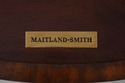 L67199: MAITLAND SMITH Mahogany Oval Occasional Ta