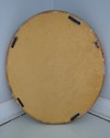 F41918: Oval Gold Framed Decorator Mirror