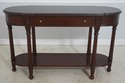 71992: HARDEN Marble Top Cherry 1 Drawer Console S
