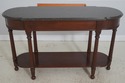 71992: HARDEN Marble Top Cherry 1 Drawer Console S
