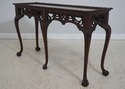 L71982: WELLINGTON HALL Chippendale Mahogany Clawf