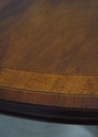 L71108: Vintage Round Mahogany Inlaid Dining Table