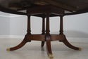 L71108: Vintage Round Mahogany Inlaid Dining Table