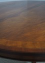 L71108: Vintage Round Mahogany Inlaid Dining Table
