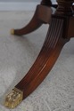 L71108: Vintage Round Mahogany Inlaid Dining Table
