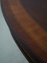 L71108: Vintage Round Mahogany Inlaid Dining Table