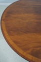 L71108: Vintage Round Mahogany Inlaid Dining Table