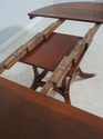 L71108: Vintage Round Mahogany Inlaid Dining Table