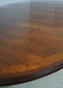 L71108: Vintage Round Mahogany Inlaid Dining Table