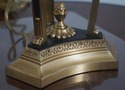F71971: CHAPMAN Empire Style Brass Table Lamp w. S