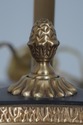 F71971: CHAPMAN Empire Style Brass Table Lamp w. S