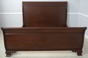 72010: HENKEL HARRIS Mahogany King Size Sleigh Bed