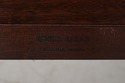 72010: HENKEL HARRIS Mahogany King Size Sleigh Bed