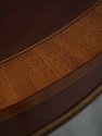L72020: KINDEL Louis XVI Style Mahogany Demilune C