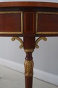 L72020: KINDEL Louis XVI Style Mahogany Demilune C
