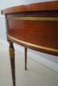 L72020: KINDEL Louis XVI Style Mahogany Demilune C