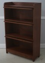 72001: STICKLEY Mission Oak 3 Tier Barrister Bookc