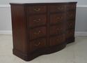 72018: HENKEL HARRIS Mahogany 12 Drawer Dresser