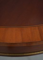 L72012: KINDEL Louis XVI Style Mahogany Demilune C