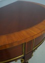 L72012: KINDEL Louis XVI Style Mahogany Demilune C