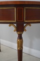 L72012: KINDEL Louis XVI Style Mahogany Demilune C
