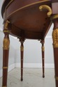 L72012: KINDEL Louis XVI Style Mahogany Demilune C