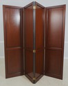 71754: Regency 4 Panel Mahogany Folding Screen Roo