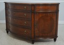 L72027: HENREDON 4 Drawer 2 Door Mahogany Server H