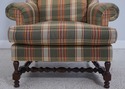 L72030: SOUTHWOOD Plaid Upholstered Country Wing C