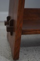 71883: STICKLEY 1 Drawer Mission Oak Console Bookc