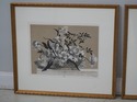 F63230EC: Pair J. Baptiste Sculp Framed & Matted F