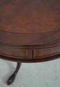 63211EC: CENTURY Round Drum Style Lamp Table w. Bu