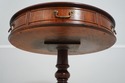 63211EC: CENTURY Round Drum Style Lamp Table w. Bu