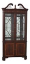 63267EC: STICKLEY Chippendale Style Mahogany Corne