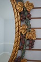 63156EC: Italian Wood Carved Grape Vine Decorative