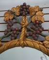 63156EC: Italian Wood Carved Grape Vine Decorative