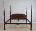 72014: HENKEL HARRIS King Size Mahogany Carved Pos