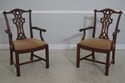 L72026: Set of 8 HENREDON Chippendale Mahogany Din