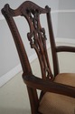 L72026: Set of 8 HENREDON Chippendale Mahogany Din