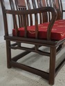 F72038: Vintage Chinese Rosewood Triple Back Sette