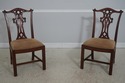 L72026: Set of 8 HENREDON Chippendale Mahogany Din