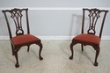 L72037: Set of 8 AMERICAN DREW Chippendale Mahogan